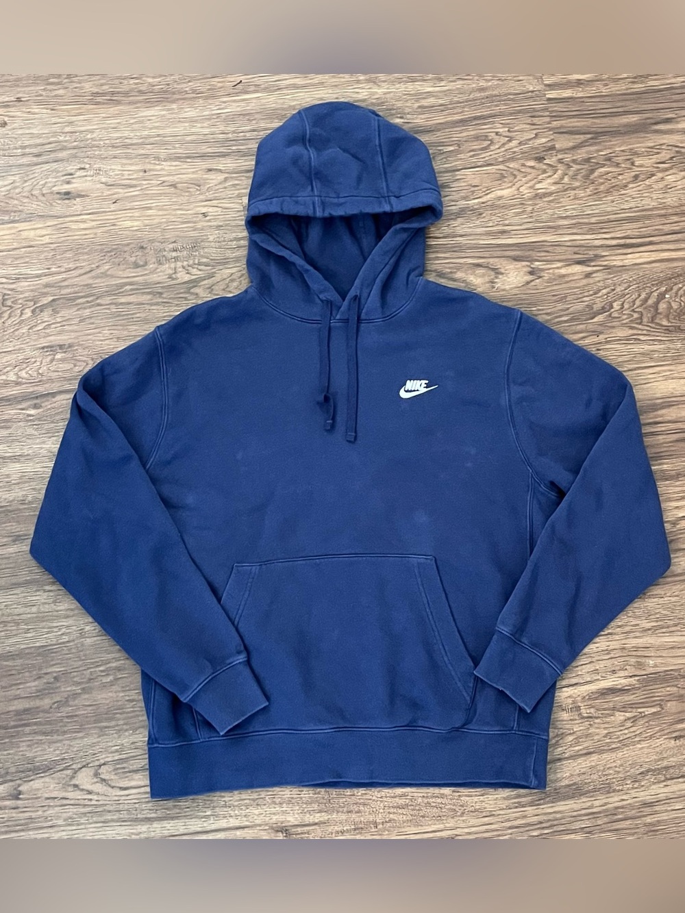 Nike Navy Blue Hoodie Mens size Large